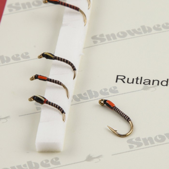 Snowbee Quill Buzzers Fly Selection Close Up