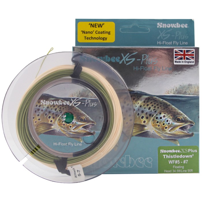 Leader Snowbee XS-Plus Supercopolimero | Colore Oro | Per Pesca A Mosca | Fatto In Giappone