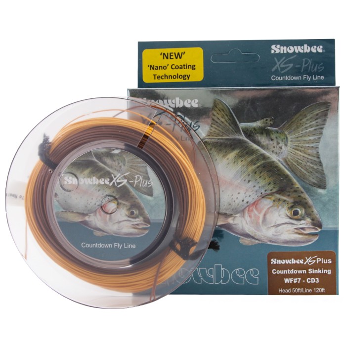 Snowbee XS Plus Countdown 3 Line Brown Light Tan