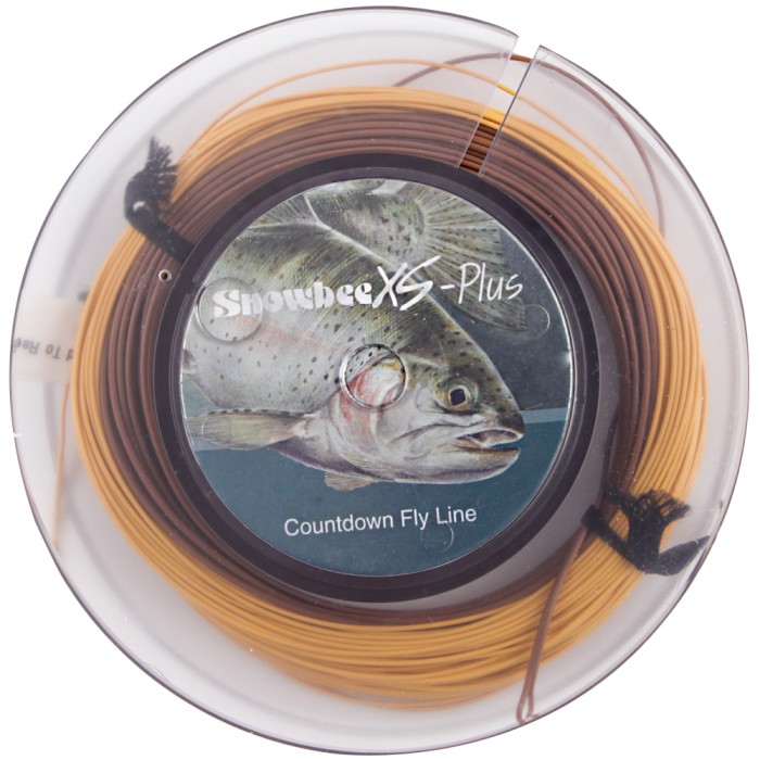 Snowbee XS Plus Countdown 3 Line Brown Light Tan Spool