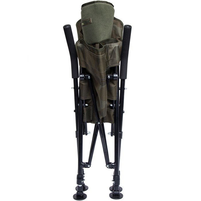 Sonik SK-TEK Folding Fishing Chair Compact Folded