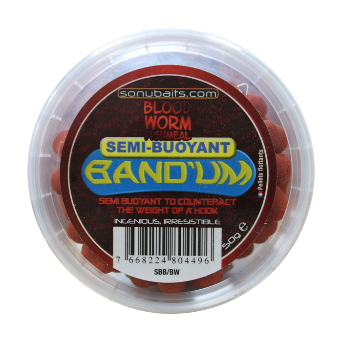 Sonubaits Semi-Buoyant Band'Ums Bloodworm And Fishmeal