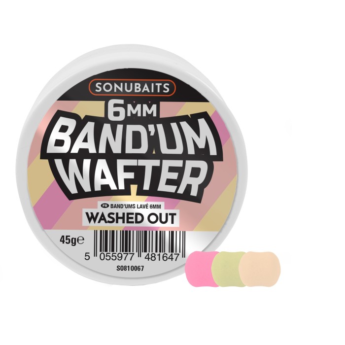 Sonubaits 6mm Band'um Wafters Washed Out
