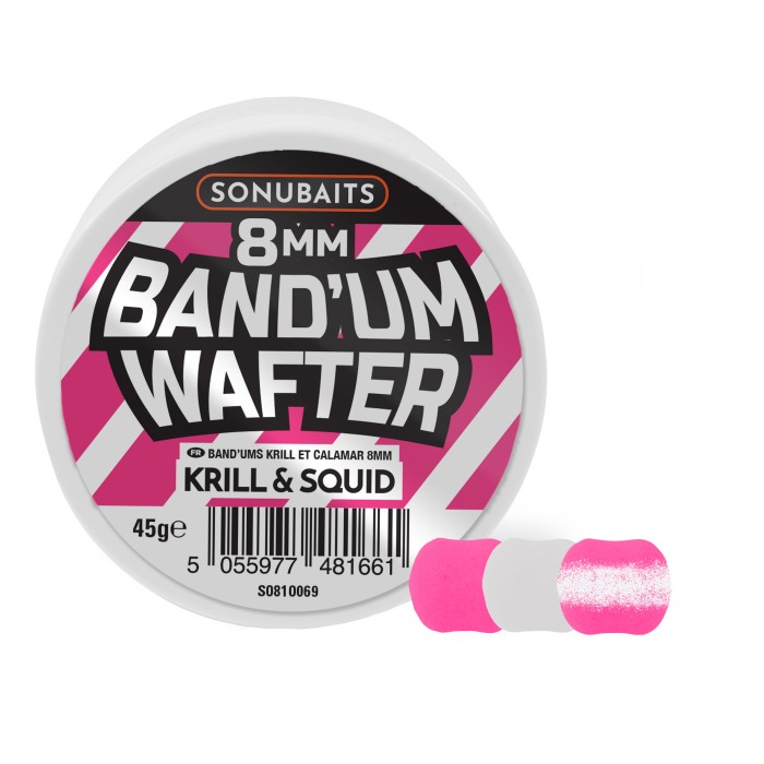 Sonubaits 8mm Band'um Wafters Krill & Squid