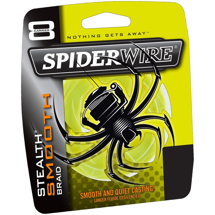 Spiderwire Stealth Smooth 8 Yellow Braid 1