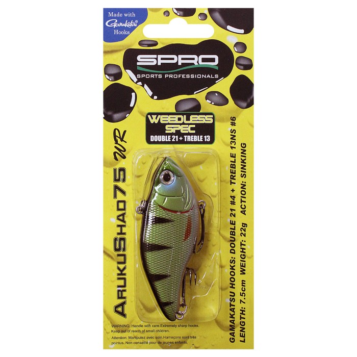 Spro Aruku Shad 75WR 2