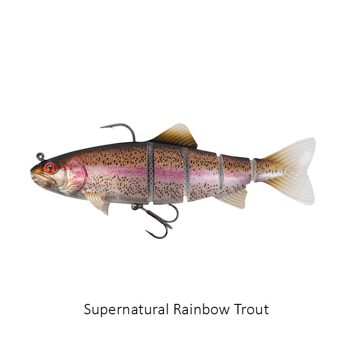 Fox Rage Realistic Replicant Trout Lure Jointed 18cm Supernatural Rainbow Trout