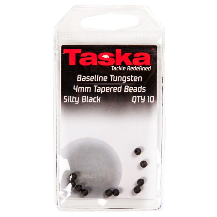 Taska Baseline Tungsten Tapered Beads 4mm