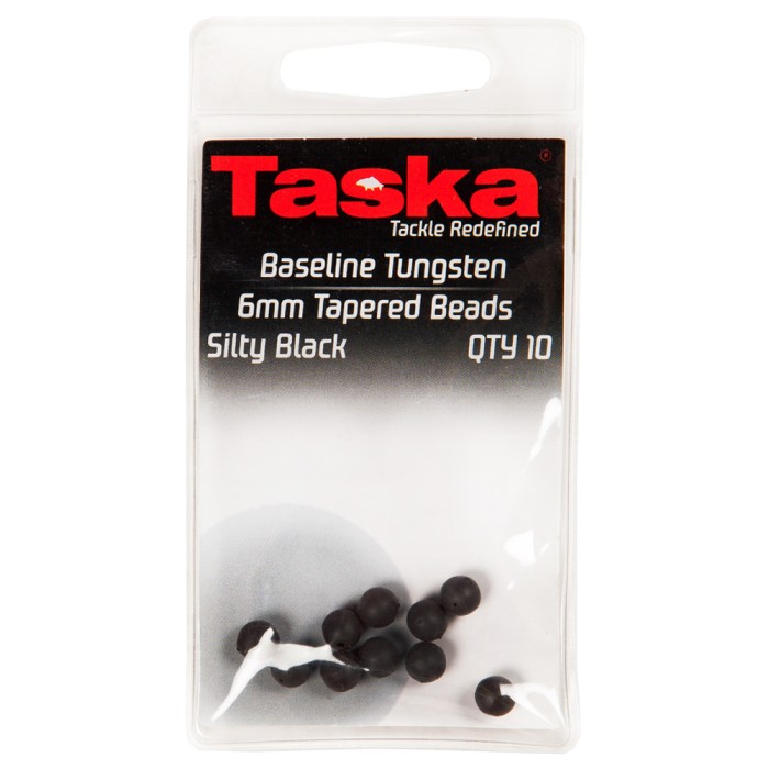 Taska Baseline Tungsten Tapered Beads 6mm