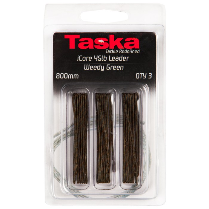 Taska iCore 45lb Leaders Weedy Green