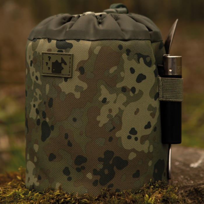 Thinking Anglers Camfleck Gas Canister Fishing Pouch In Use