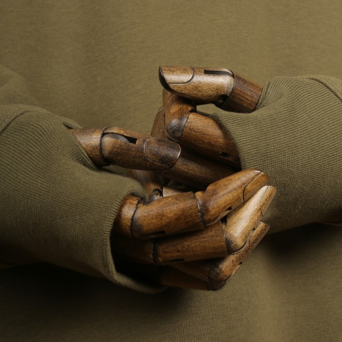 Thinking Anglers Crew Neck Fishing Jumper Wrist Cuff