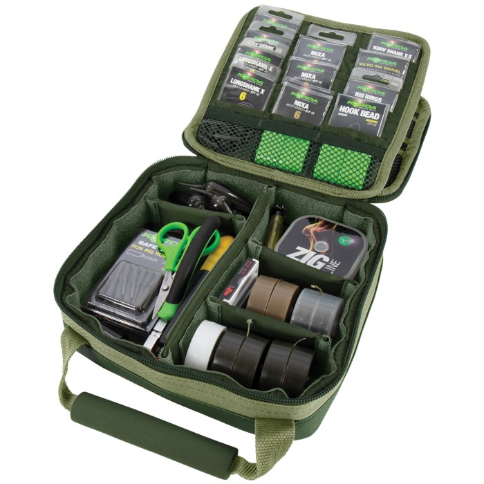 Trakker NXG Compact Tackle Fishing Bag Open In Use 2