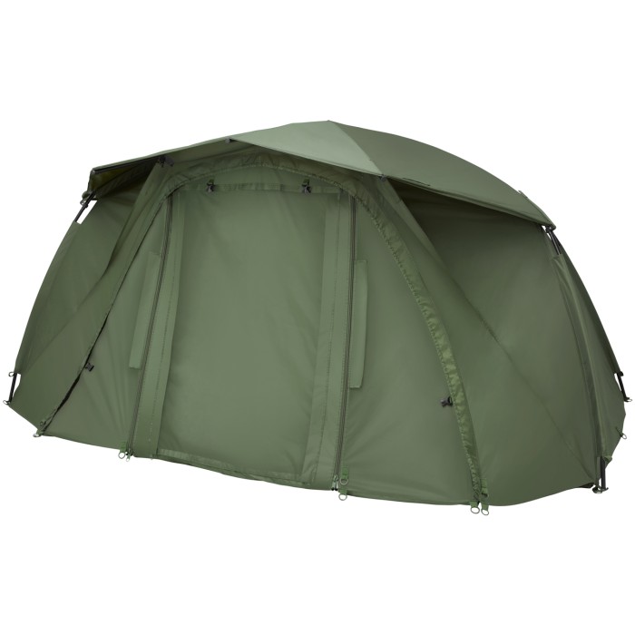 Trakker Tempest Brolly 100 Skull Cap In Use