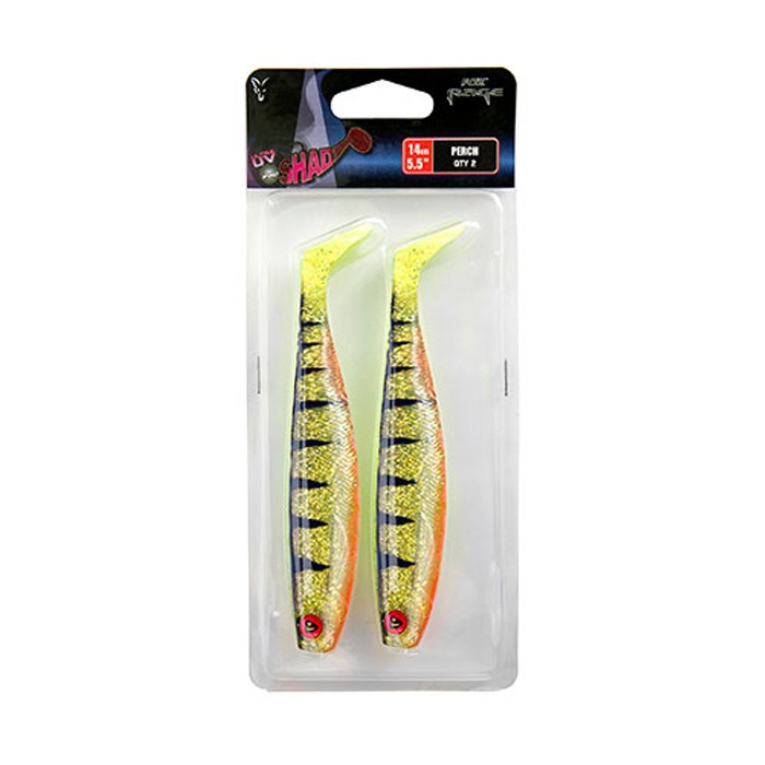Fox Rage Pro Shad Lures 14cm UV Perch