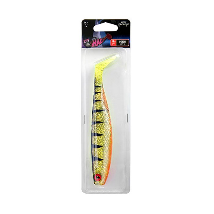 Fox Rage Pro Shad Lures 18cm UV Perch