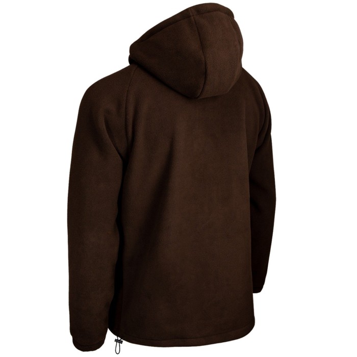 Wofte Fleece Jacket Brown Back