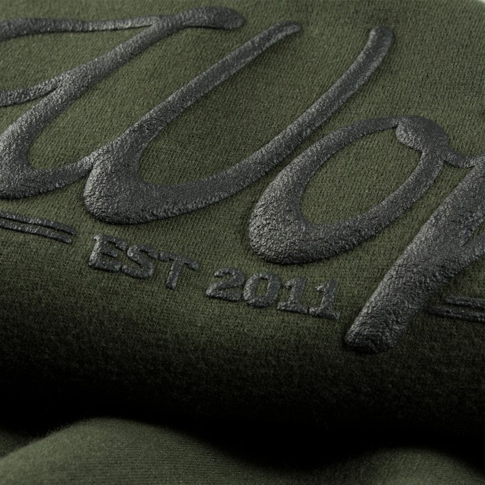 Wofte Olive Rep Sweater Logo