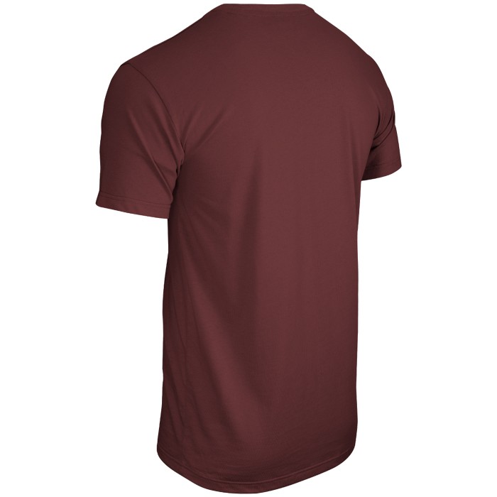 Wofte Staple Tshirt Maroon Back