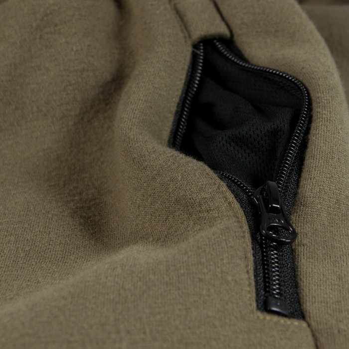 Wofte Tan Joggers Zip Pockets