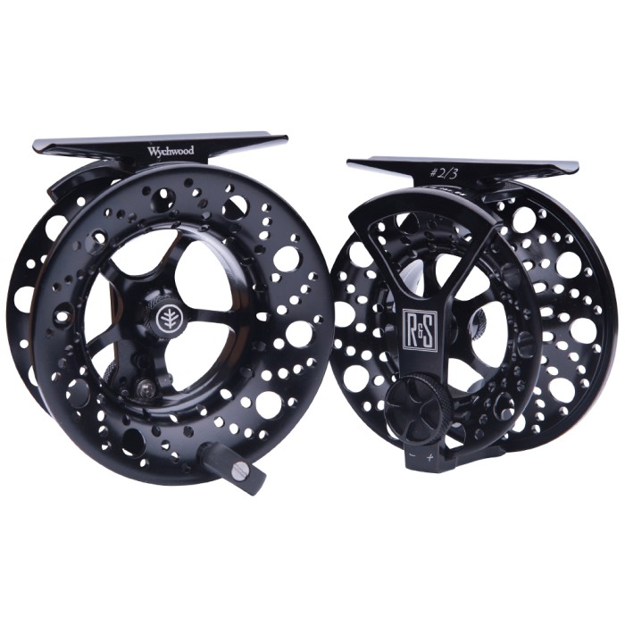 Wychwood River and Stream Fly Reels Black