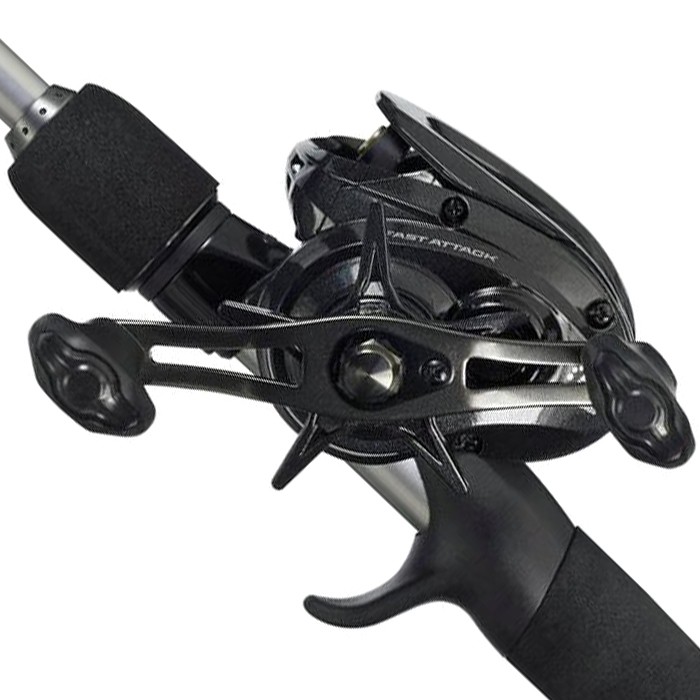 Abu Garcia Fast Attack Casting Fishing Rod & Reel Combo Close Up 1