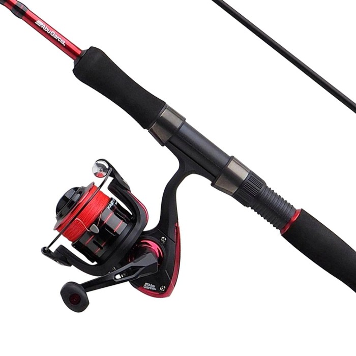 Combo Canne + Moulinet Abu Garcia Fast Attack - Pour La Pêche Au Leurre (truite, Brochet, Sandre) - Canne Carbone 210cm, Moulinet 3+1 Roulements