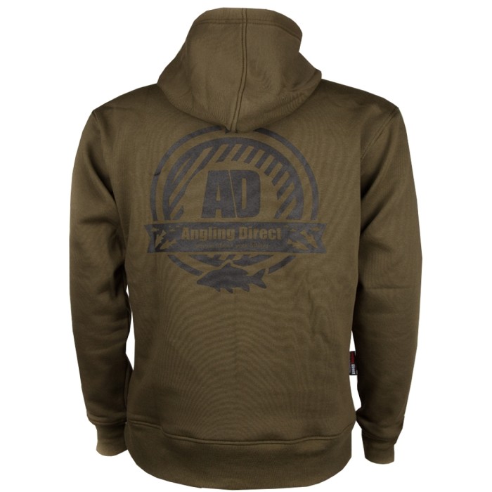 AD Emblem Green Fishing Hoodie 2019 Back