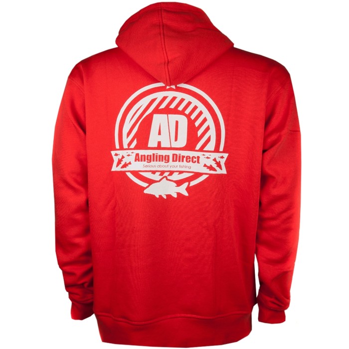 AD Emblem Red Fishing Hoodie 2019 Back