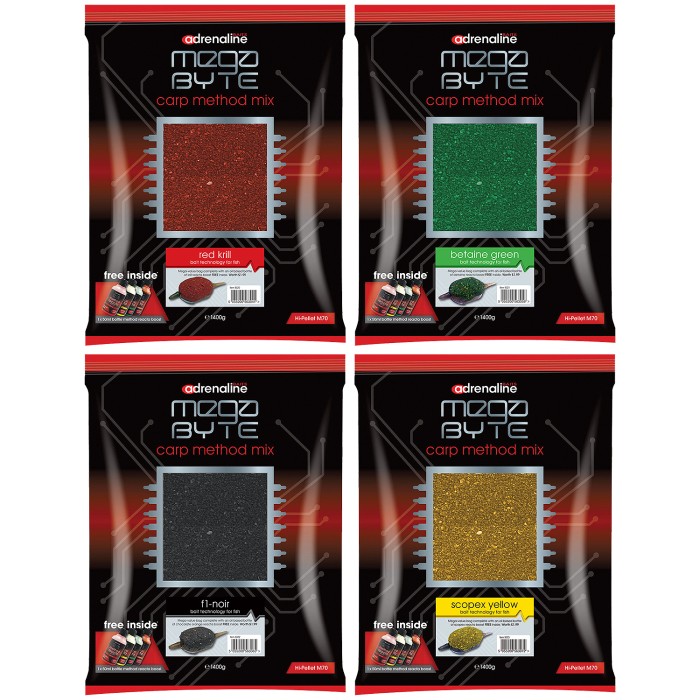 Adrenaline MegaByte Carp Method Mix Groundbait 1.4kg