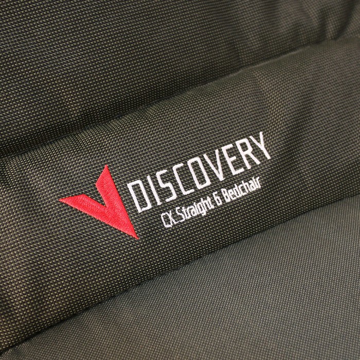 Advanta Discovery CX Straight 6 Bedchair Close Up Logo