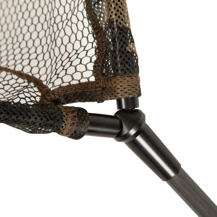Advanta 42 Inch Camo Mesh Landing Net & 6ft 2 Piece Handle Close Up 1