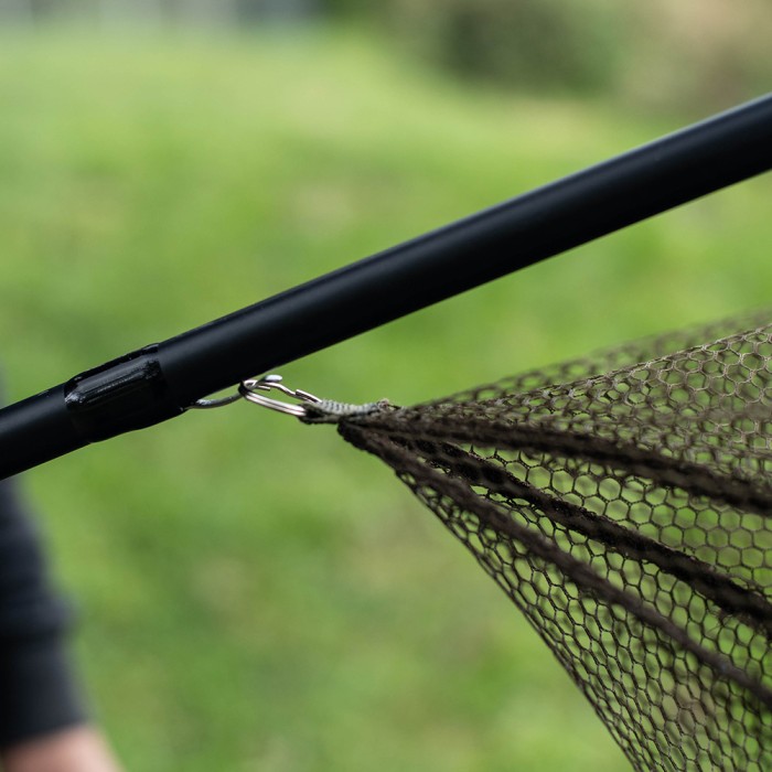 Advanta 42 Inch Landing Net & 6ft 2 Piece Handle With Net Floats In Use 15