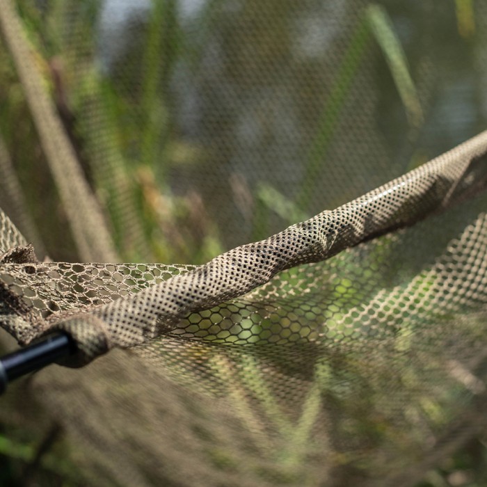 Advanta 42 Inch Landing Net & 6ft 2 Piece Handle With Net Floats In Use 5