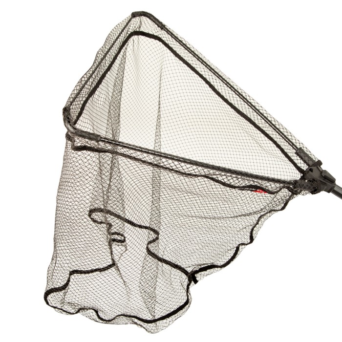 Advanta Rubber Mesh Folding Landing Net & Handle 50cm Close Up 3