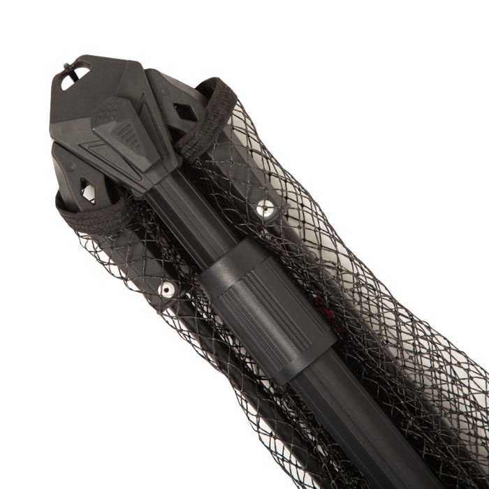 Advanta Rubber Mesh Folding Landing Net & Handle 50cm Close Up 6