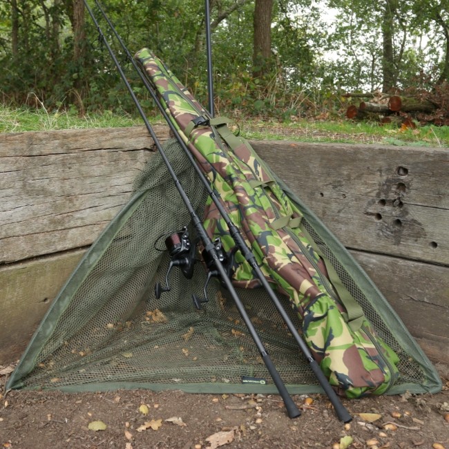 Advanta 10ft Retractable Carp Rod & Reel Combo - 2 Rod