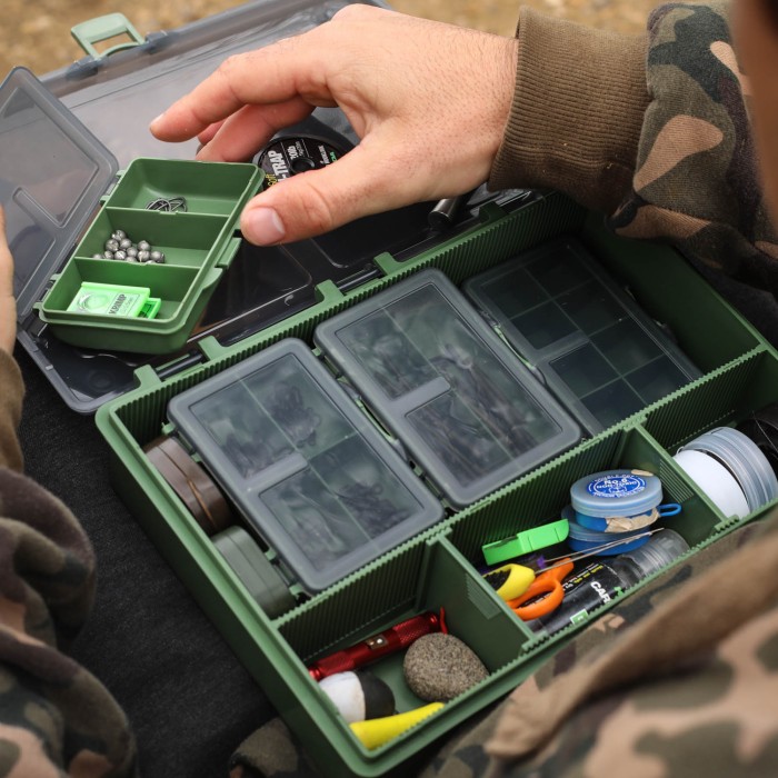 Advanta Carp Tackle Box Complete In Use 4