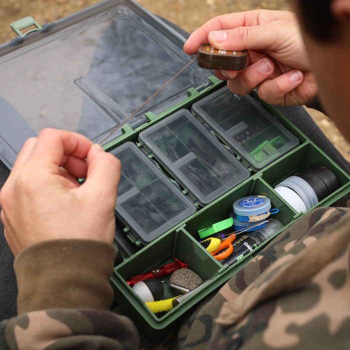 Advanta Carp Tackle Box Complete In Use 1
