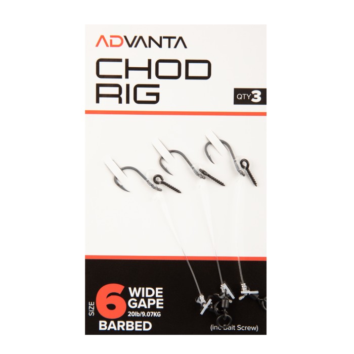 Advanta Chod Fishing Rigs With Bait Screws 2