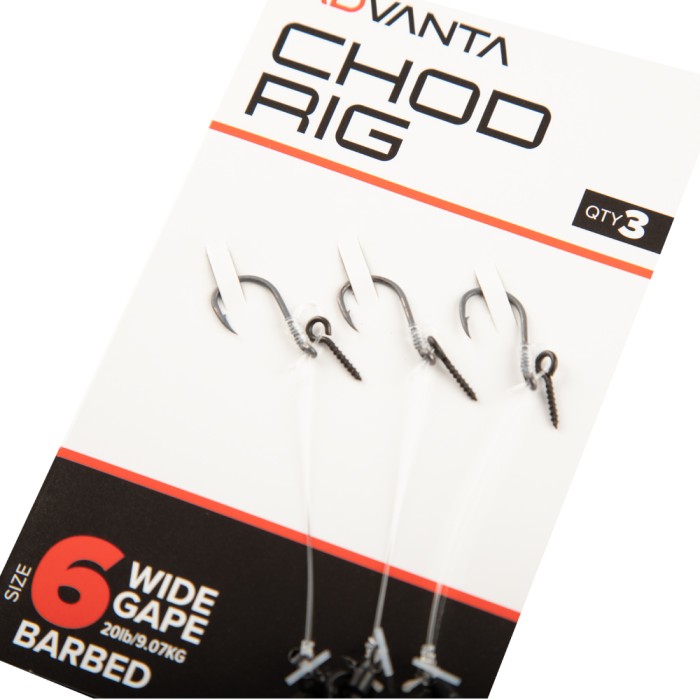 Advanta Chod Fishing Rigs With Bait Screws 5