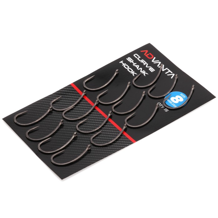 Advanta Curve Shank Hooks - Barbless 4