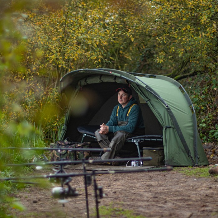 Advanta Discovery CX One Night Stand Fishing Bivvy V2 In Use 2