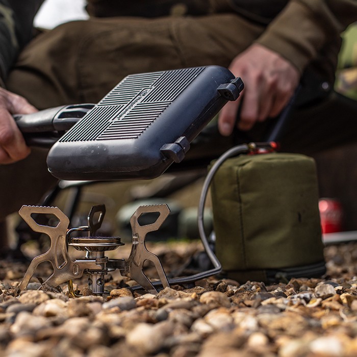 Advanta Discovery Magma 3000 Fishing Stove In Use 1