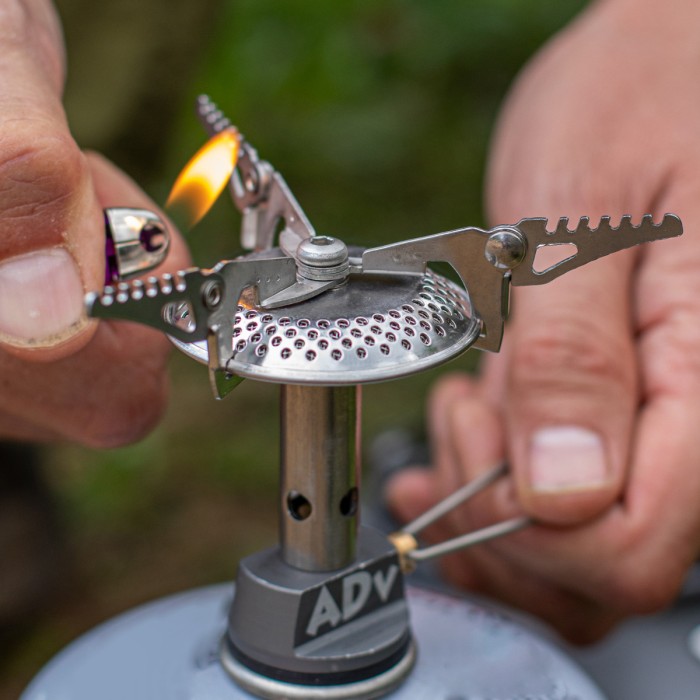 Advanta Discovery Micro 2800 Fishing Stove In Use 2