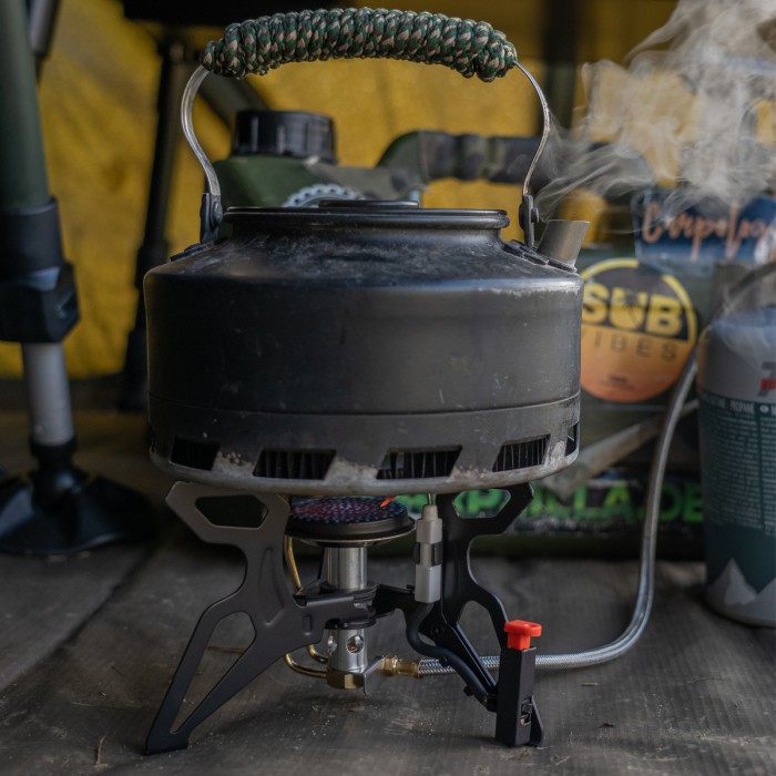 Advanta Discovery Supernova 3000 Fishing Stove In Use 3