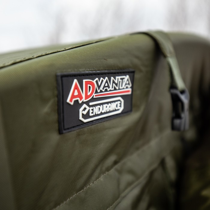 Advanta Endurance Duo-Skin Fishing Bivvy In Use Logo