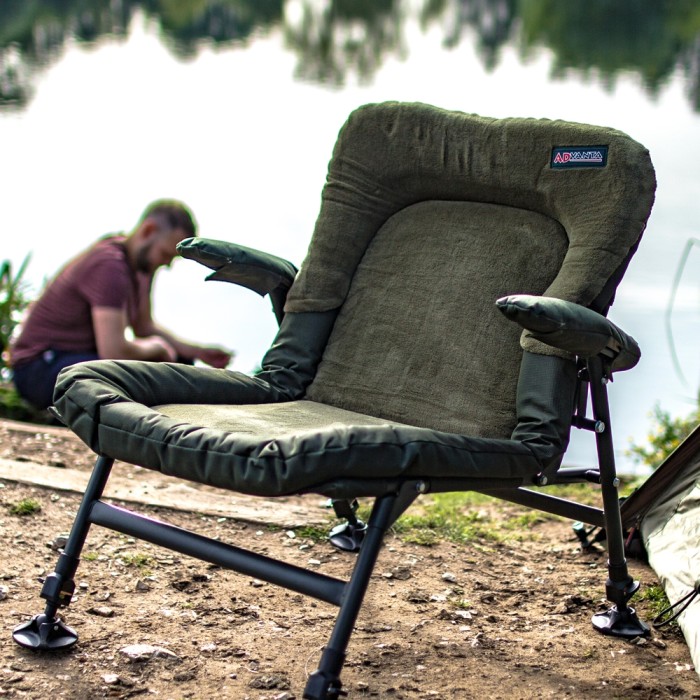 Advanta Endurance Memory Foam Low Fishing Chair On Location