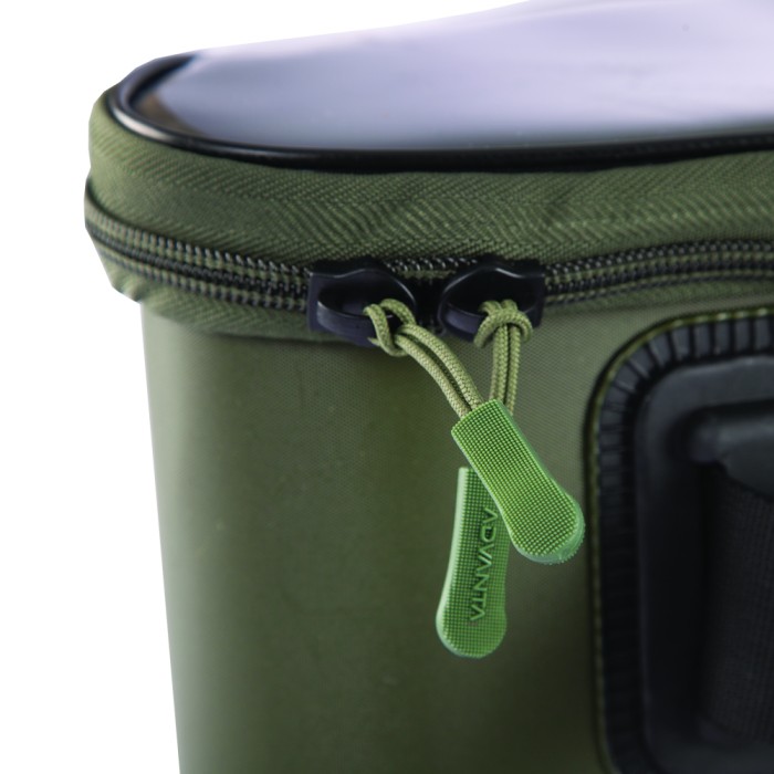 Advanta EVA Fishing Bait Caddy Close Up Zips