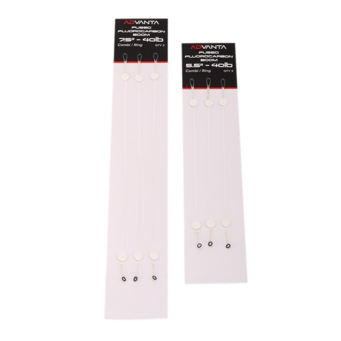 Advanta Fused Fluorocarbon Boom Combi / Ring - Pack of 3